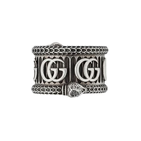 gucci snake ring|gucci interlocking g ring.